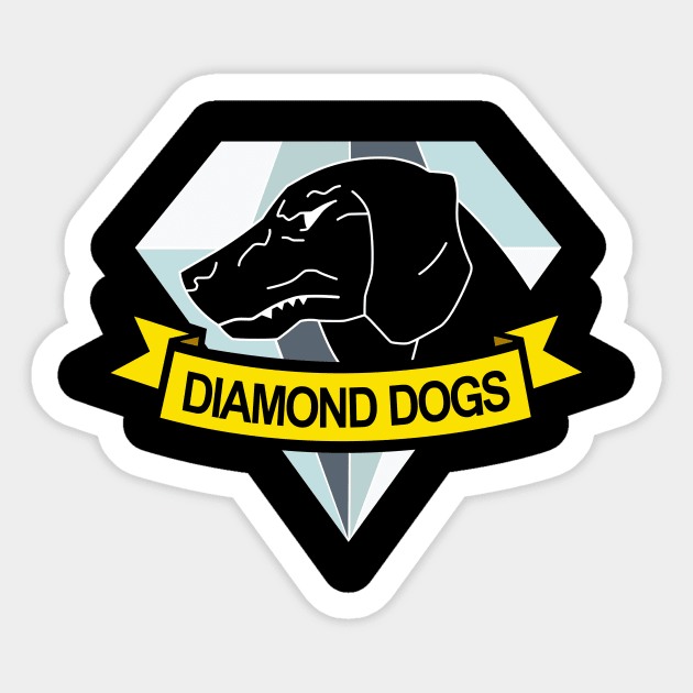 Diamond Dogs - Metal Gear Solid V: The Phantom Pain Sticker by Taereus